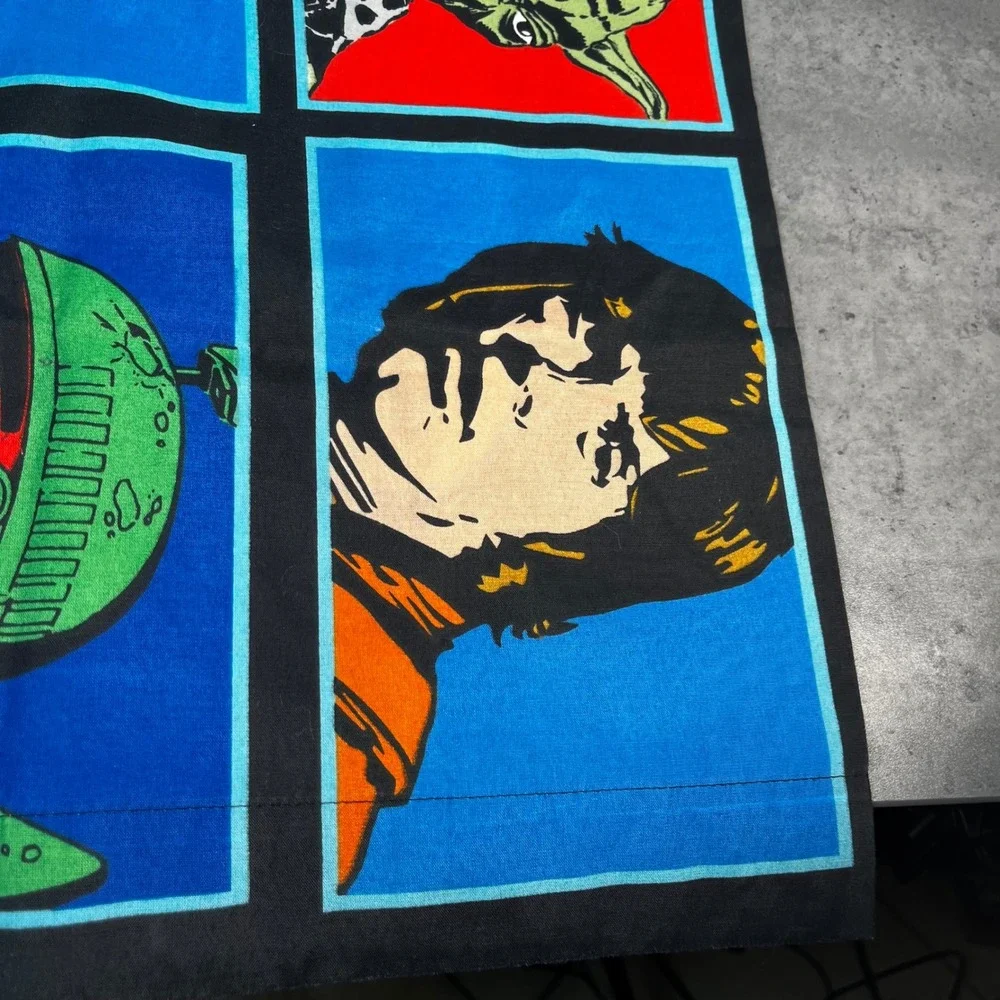 Star Wars Character Collage Pillowcase Retro Comic‎ Style Luke Vader Boba Fett